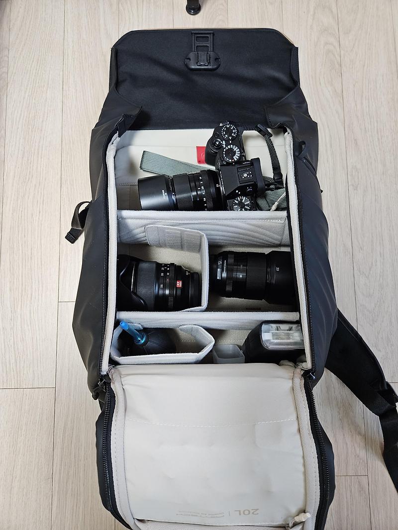 [사용기] 피지테크 원고 에어 백팩 20L 카메라/미러리스/DSLR 가방