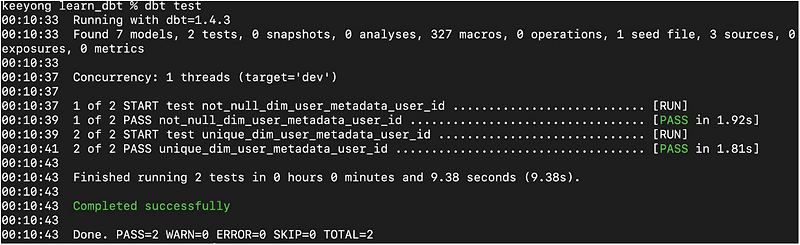 DBT Tests, Documentation, Expectations