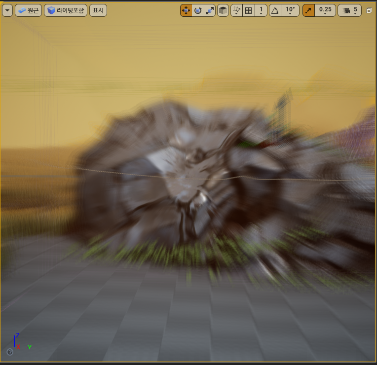 PostProcess - Radial Blur