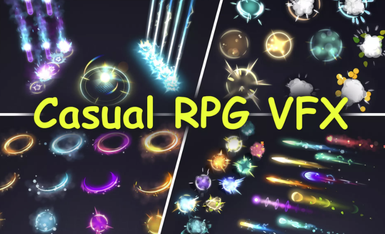 Casual RPG VFX / 캐주얼 게임 파티클 이펙트 - 맨텀
