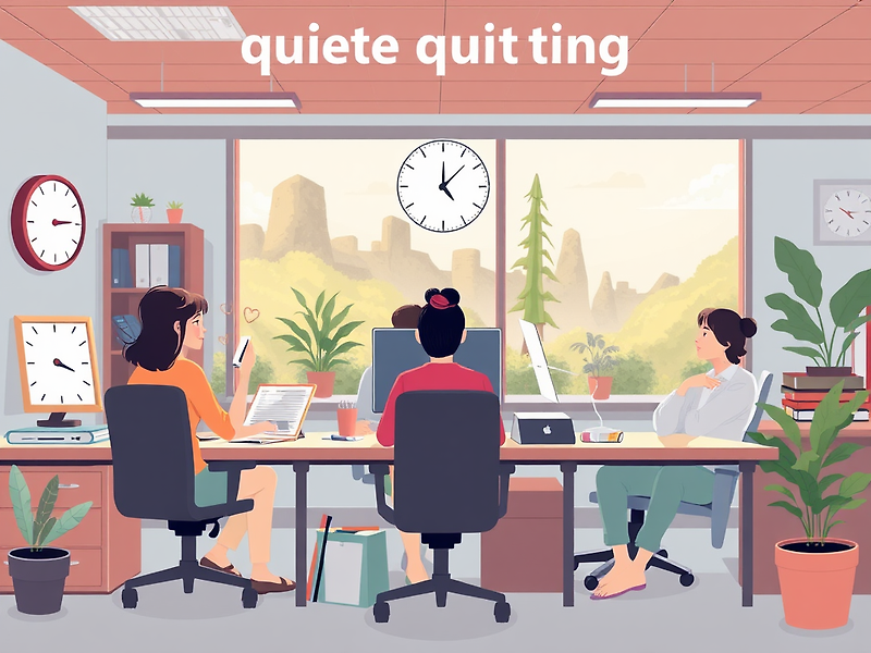 조용한 퇴사(Quiet Quitting): 일과 삶의 균형을 찾는 새로운 트렌드