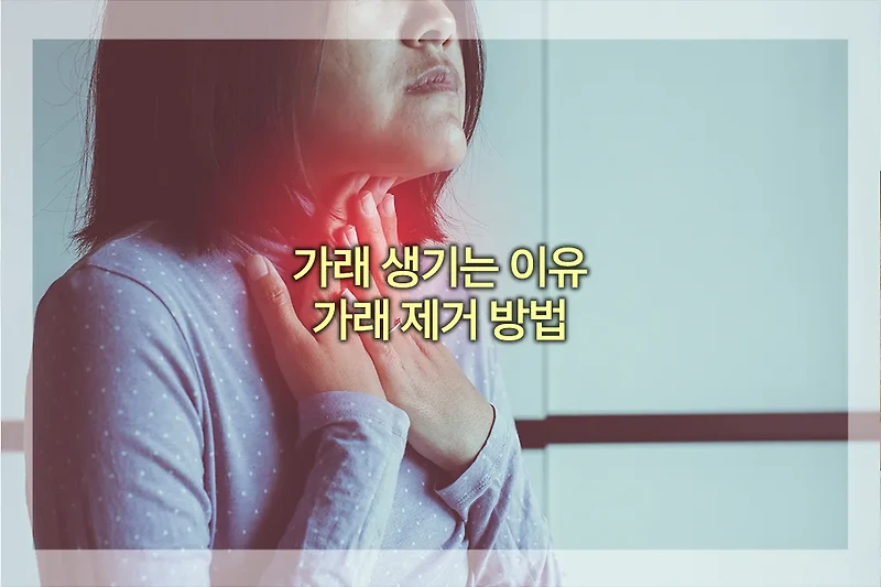 가래 생기는 이유 및 가래 제거 방법