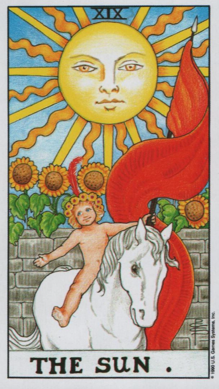 [타로해석]19. The Sun 태양 카드 정방향/ 역방향 뜻, 의미, 상징