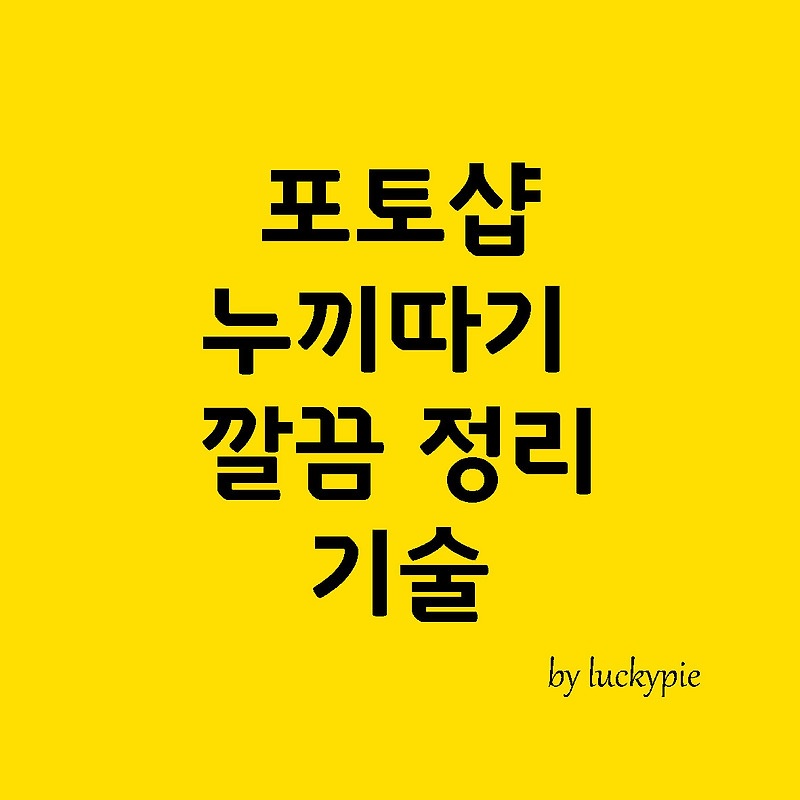 포토샵 누끼따기 다듬기 - 브러시 및 셀렉트앤마스크 툴로 깔끔하게 마무리