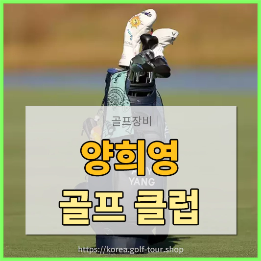 LPGA 메이저대회 우승 - 양희영 프로(Amy Yang) 골프클럽 정보