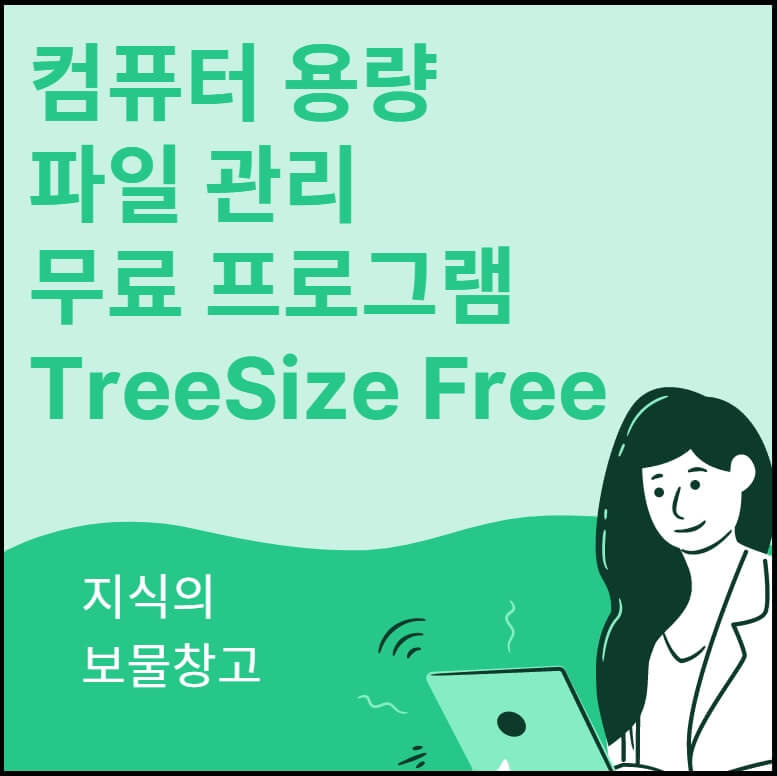 컴퓨터 용량, 파일 관리 무료 프로그램 TreeSize Free