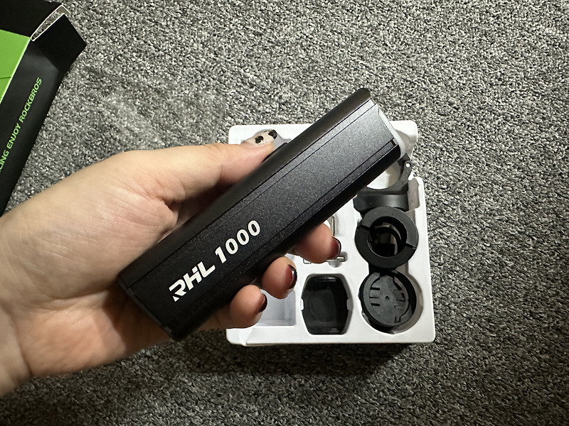 자전거 전조등 락브로스 RHL1000 루멘 엄청밝다