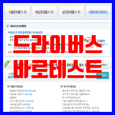 드라이버스 바로테스트 홈페이지