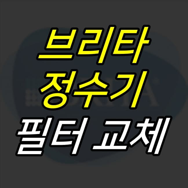 JUJULAND :: 브리타 정수기 필터 교체 시기, 방법
