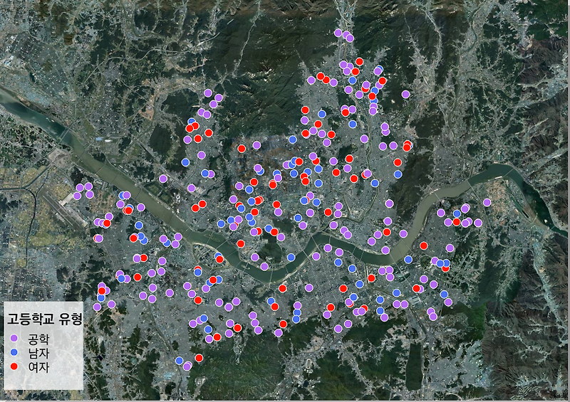 Qgis 지도 범례 만들기(레이아웃 기능)