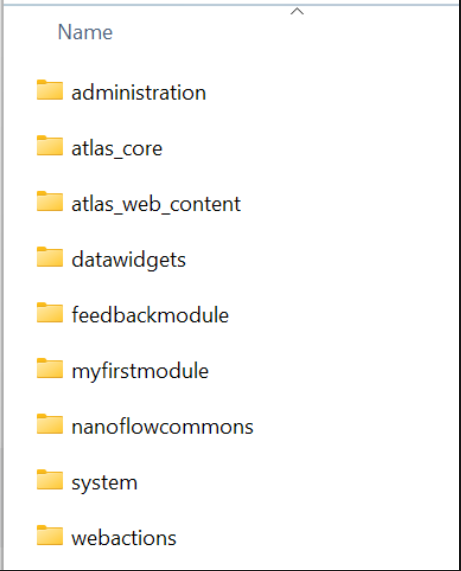 [Mendix] App Directory