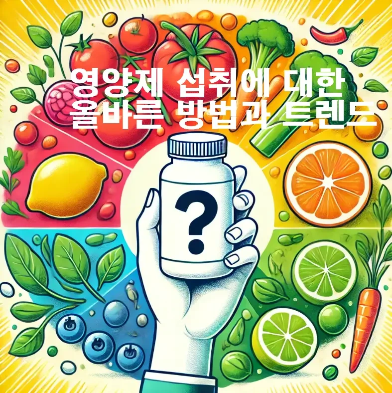 영양제 복용, 정말 필요한가? 건강 유지의 진실과 대안