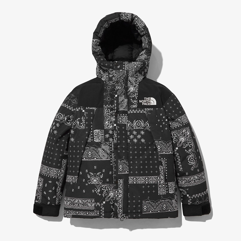 [ 한국 더 노스페이스 / THE NORTH FACE SOUTH KOREA ] 노벨티 얼티메이트 다운 자켓 "블랙 반다나" 발매