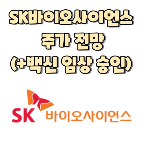 SK바이오사이언스 주가 상승 기대(+백신 임상 3상 승인, 상승 모멘텀)