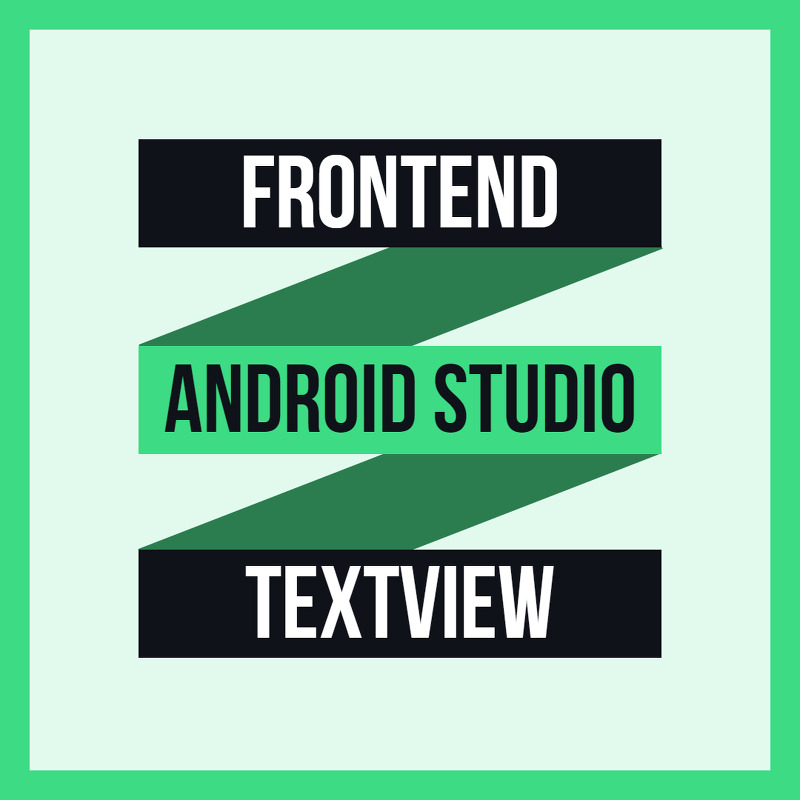 android studio center testview