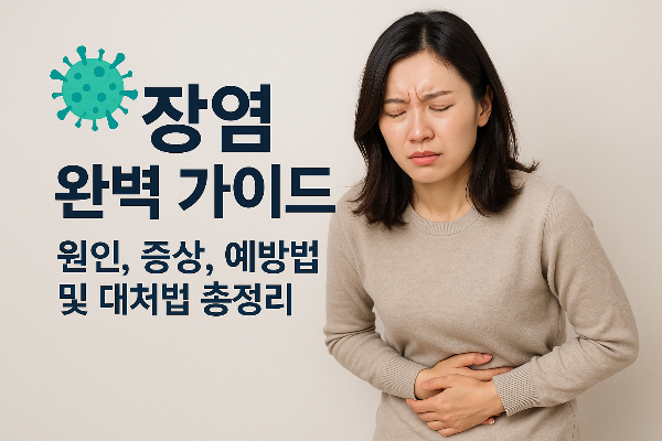 🦠 장염 완벽 가이드: 원인, 증상, 예방법 및 대처법 총정리