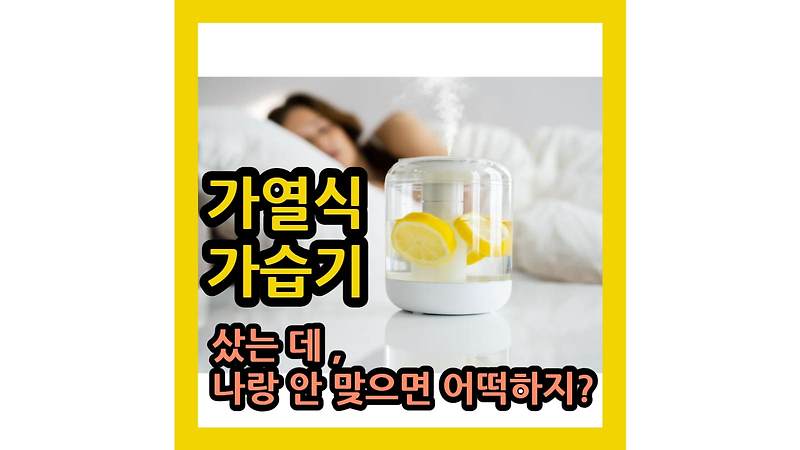 가열식 가습기 살 때