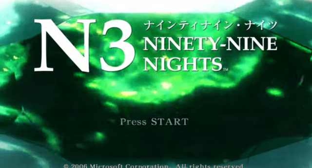[게임이야기]Xbox360 국산게임 나인티 나인 나이츠(N3)