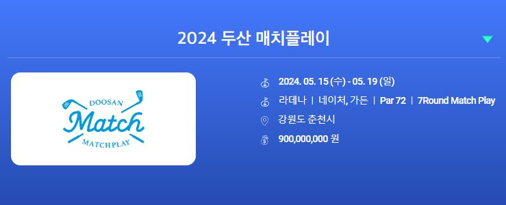 두산 매치플레이 순위별 상금, <b>박현경</b> 우승상금,<b>윤이나</b>4위상금