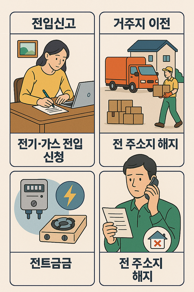 이사할 때 꼭 해야 할 행정 절차 ✅
