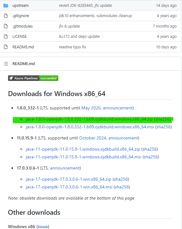  java openjdk 1 8 