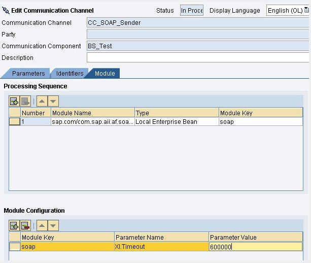 [SAP EAI] SAP PO(Process Integration) SOAP Adapter 타임아웃 파라메터 세팅