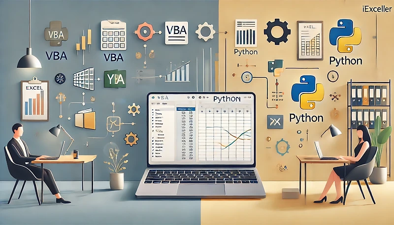 VBA 대 Python: Excel 자동화를 위한 최고의 도구는?