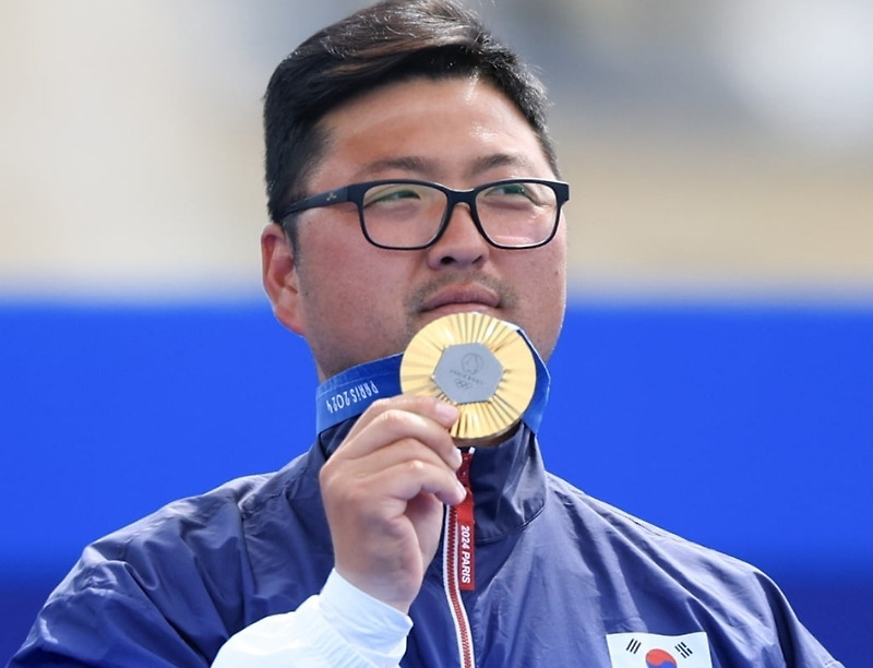 김우진 2024 파리 올림픽에서 양궁 3관왕 금메달 훈련방법
