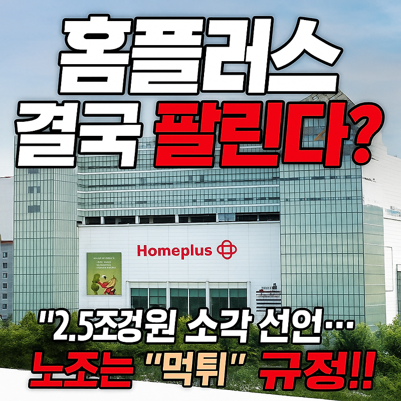 홈플러스 매각 추진…MBK파트너스의 ‘무상 소각’ 카드, 그 속내는?