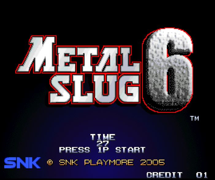 [고전 게임] 메탈 슬러그 6 무료 플레이 (Metal Slug 6)