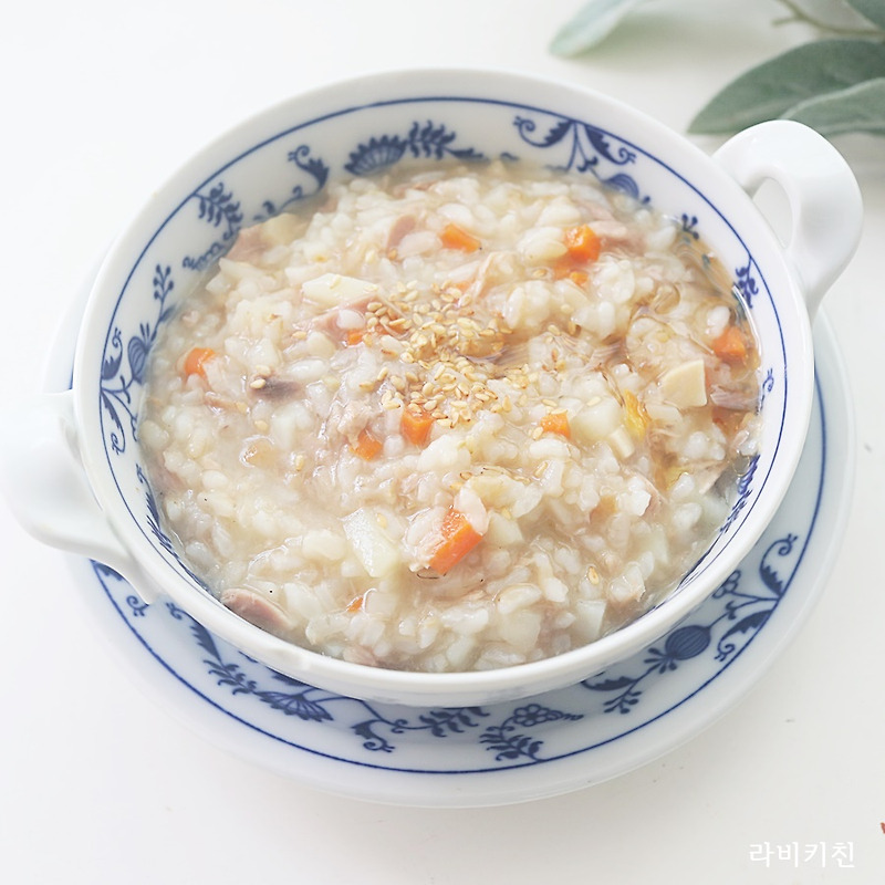 참치캔요리 참치죽 끓이는법 간단한 5