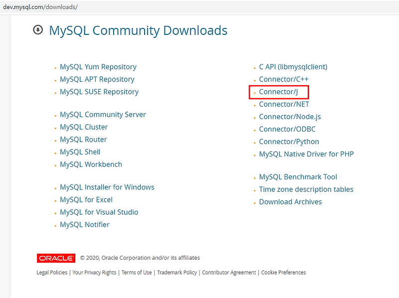 Eclipse와 MySQL연동하기_Connector/J Downloads & Setting