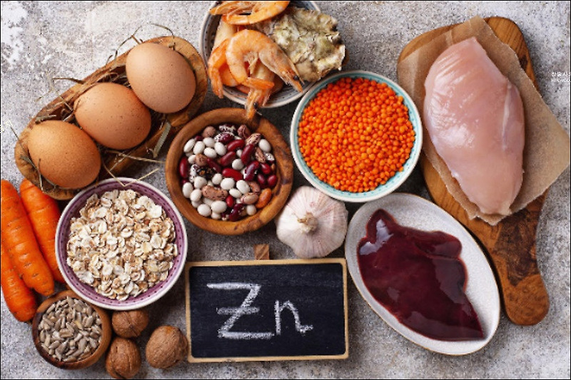 아연(Zinc) 효능, 부족 증상, 부작용, 섭취법