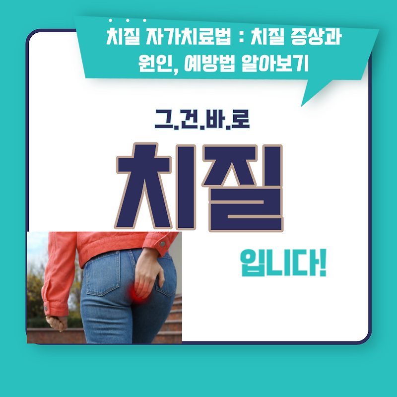 치질 자가치료법 : 치질 증상과 원인, 예방법 알아보기