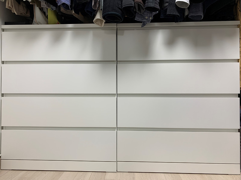 이케아 말름 4단 서랍장