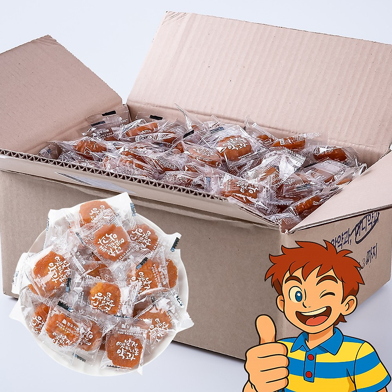 대용량 과자 미니약과 2.5kg 어른 어린이 탕비실 간식 후식 디저트 과자