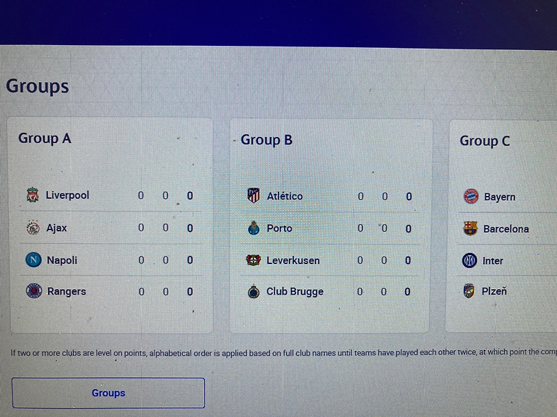 2022-2023 UEFA 챔피언스리그 손흥민 소속팀 토트넘 경기일정