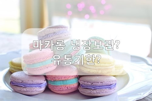 마카롱 냉동보관? 유통기한, 보관법은?