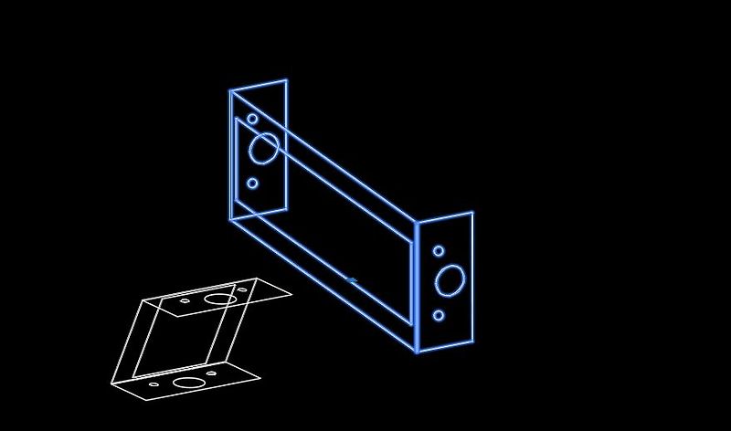 [autocad] 3D작업으로 도면을 그린 것을 2D화면에 보이는데로 삽입하는 방법, 모르면 개고생 알면 꿀팁