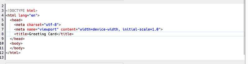 HTML(CSS) - freecodecamp / Design a Greeting Card