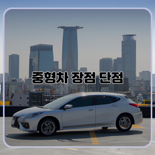 중형차의 장단점 편안함과 공간 활용의 완벽한 조화