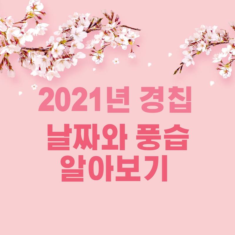 2021년 경칩 날짜 풍습 알아보기 - 리뷰를 해보자