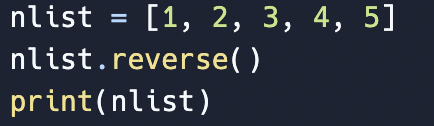[Python] reverse(), reversed() 함수