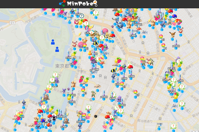포켓몬고 실시간 맵정리 :: 겜맨블로그