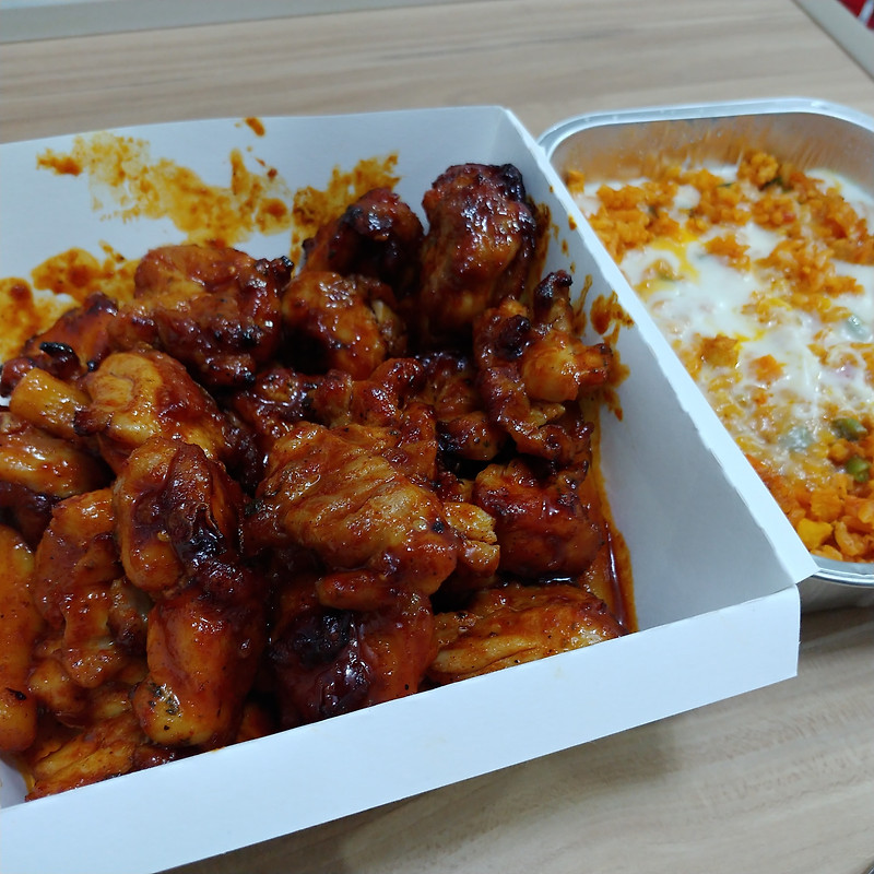 굽네치킨 「볼케이노 순살 치킨& 볼케이노 치밥」후기 :: 맛집, 게임, 음식의 모든 것!