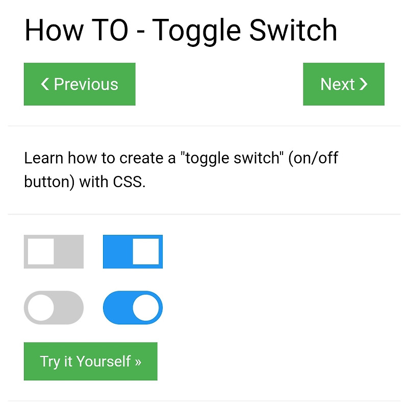 javascript toggle switch