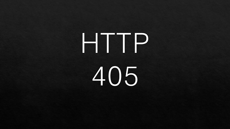 http-405-method-not-allowed