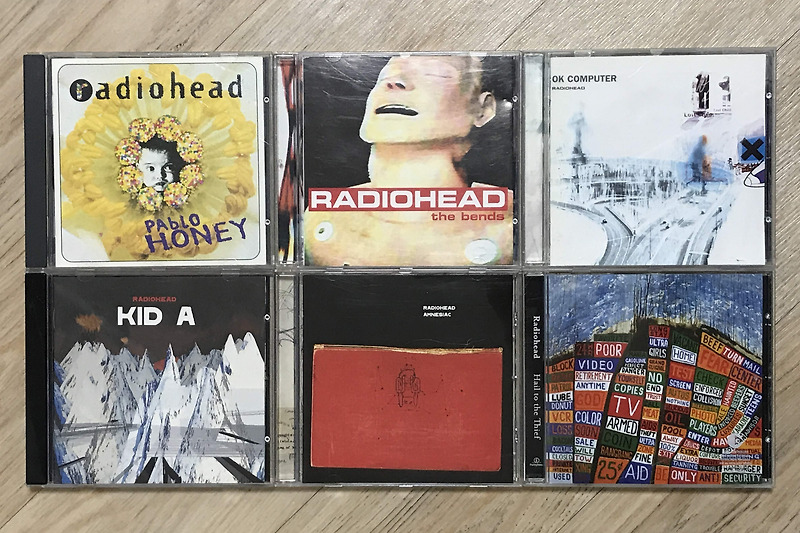 Radiohead - 1~6집 (CD, UK)