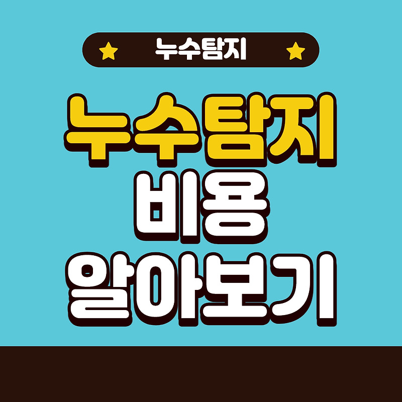 별장누수탐지 누수는 보험처리 되나요? 2