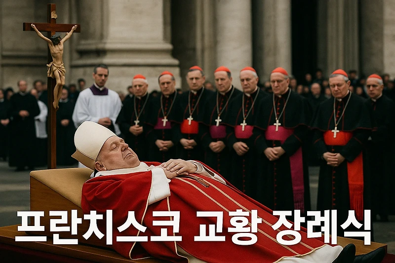 프란치스코 <b>교황</b>의 <b>장례식</b>
